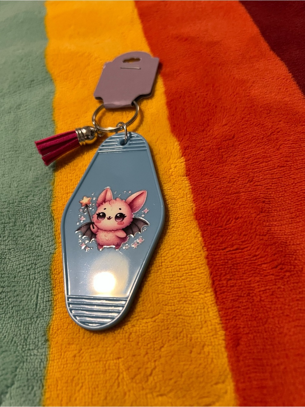 Sparkly Bat Keychain 🦇